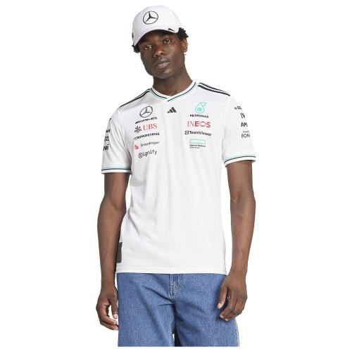 Adidas Ανδρική κοντομάνικη μπλούζα Mercedes-AMG Petronas F1 Team Driver Jersey Authentic
